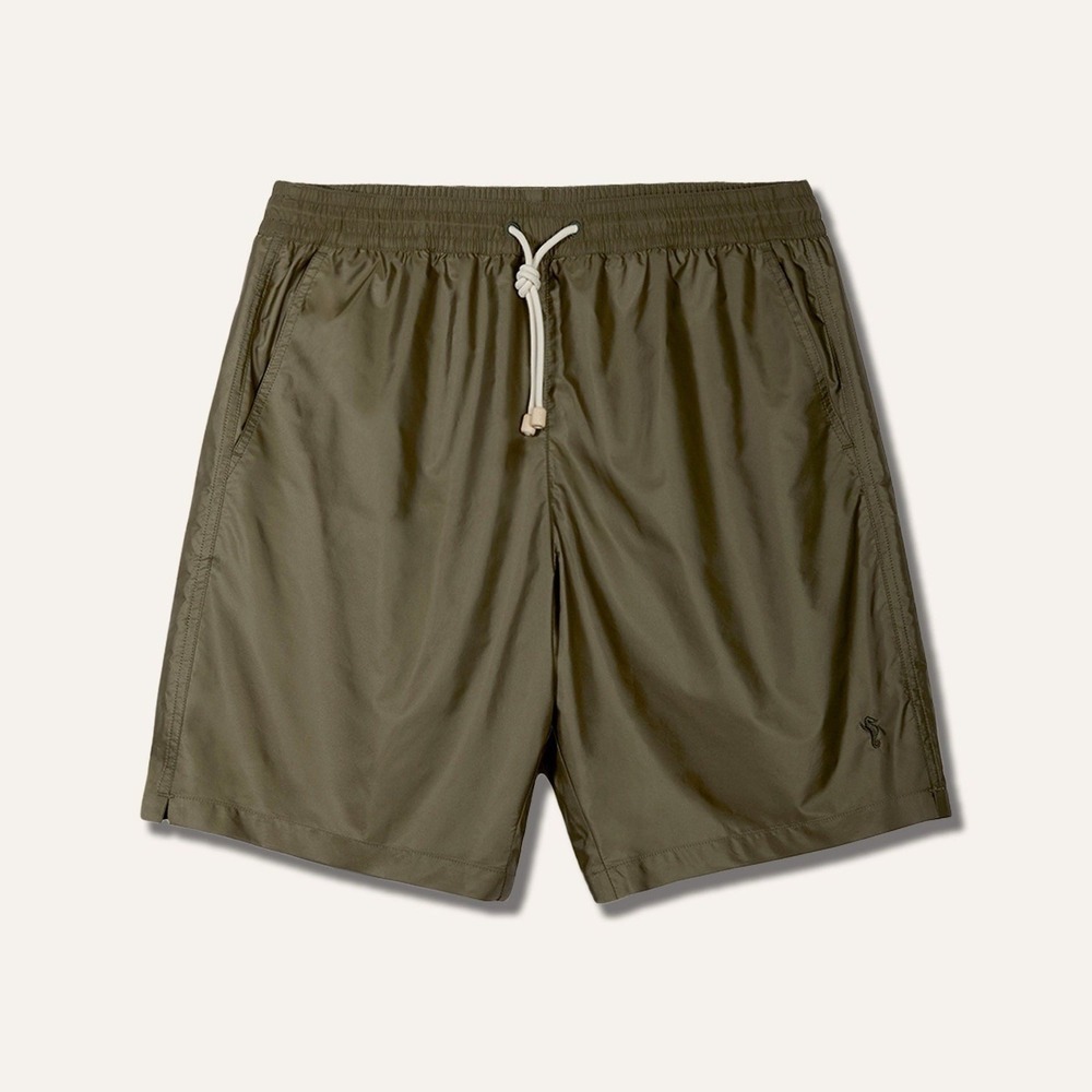 Kampos Swim Shorts‎ Long Olive NEW Mens Size Large Made in Italy NWT $224 Trunks